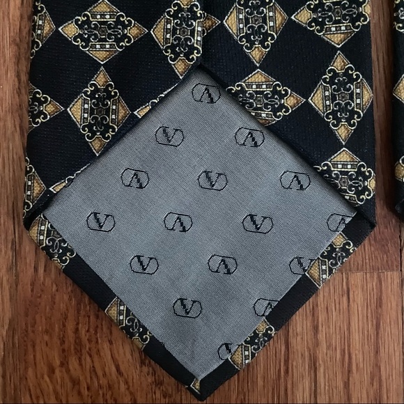 Valentino Cravatte silk tie hand made in Italy - Picture 9 of 13